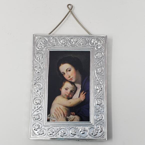 1996 Hallmark Madonna & Child 2-Piece Handcrafted Keepsake Holiday Ornament Set - Picture 6 of 9